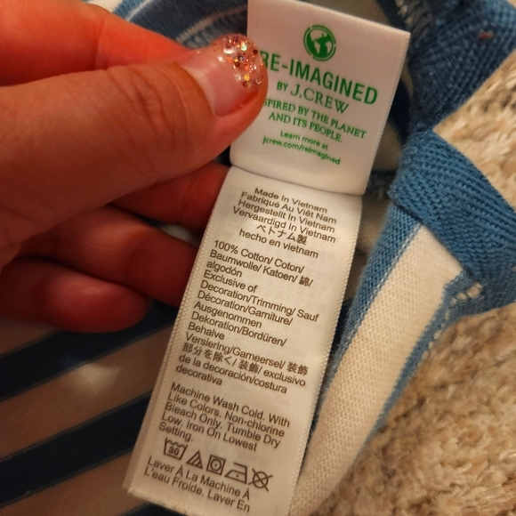 J Crew Crewcut Kids' half-zip cotton popover shirt size L (10-12) - Picture 3 of 3